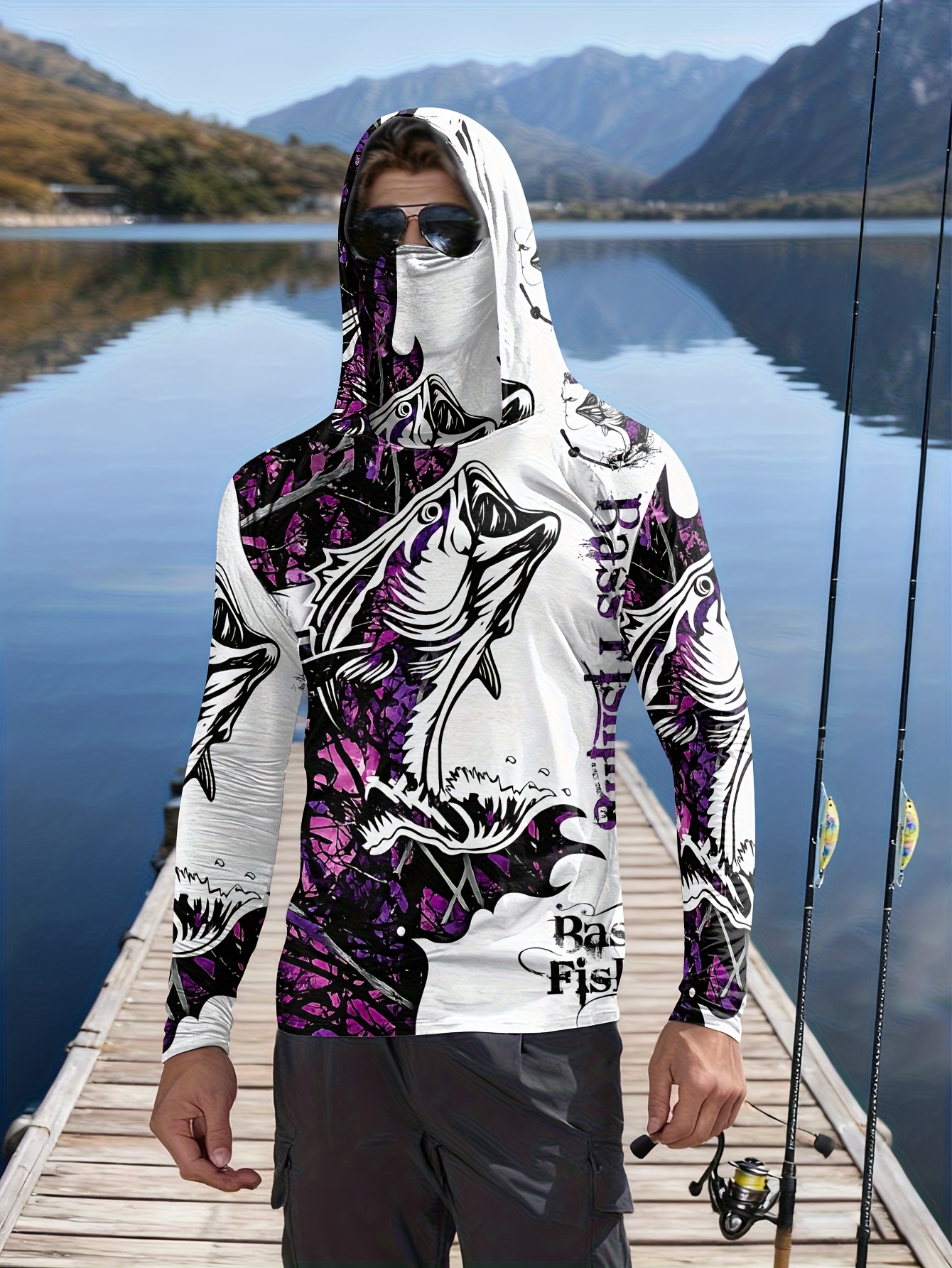 Fishing hooded sweatshirt for  - Outdoor Sport Is บทวิจารณ์และราคา