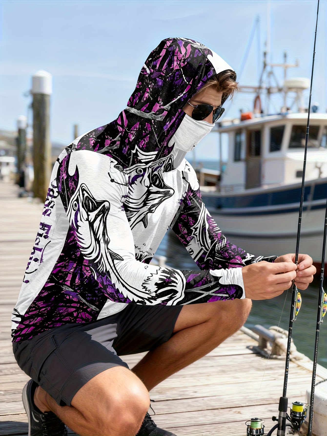 Fishing hooded sweatshirt for  - Outdoor Sport Is บทวิจารณ์และราคา