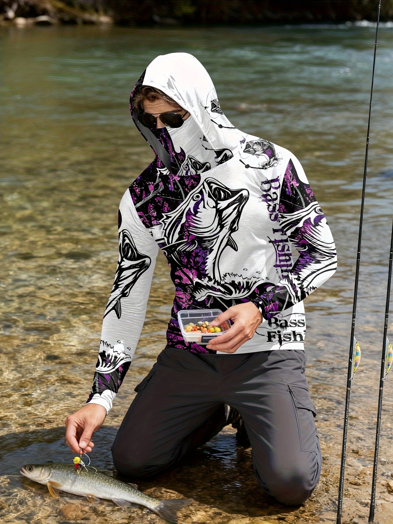 Fishing hooded sweatshirt for  - Outdoor Sport Is บทวิจารณ์และราคา