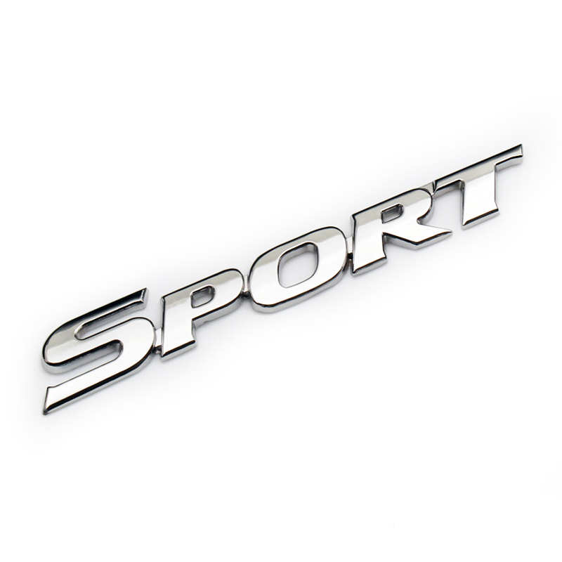 3D Chrome ABS Car Letters Logo - Outdoor Sport Logo บทวิจารณ์และราคา