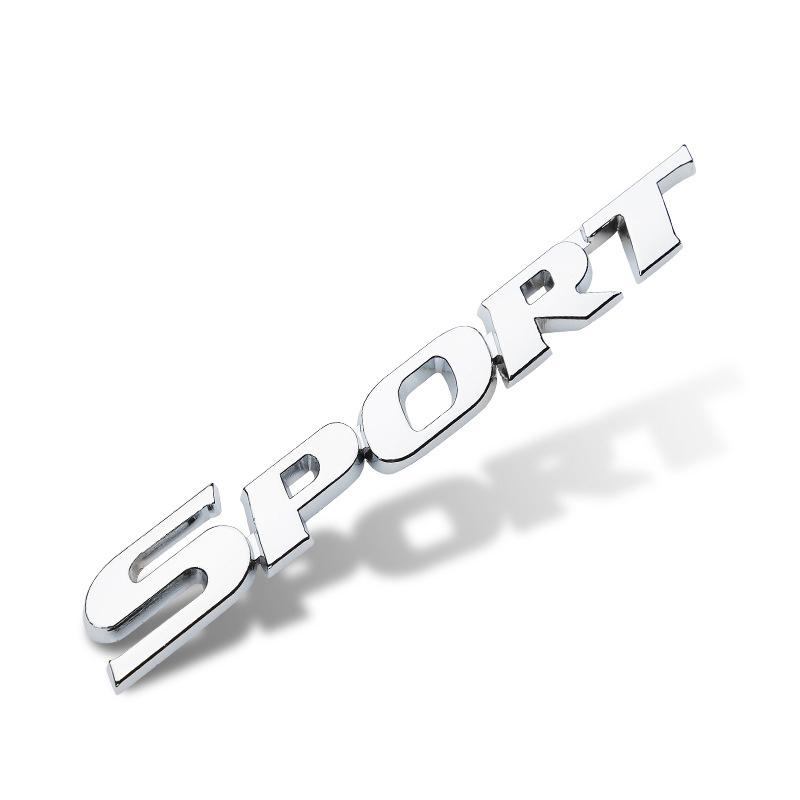 3D Chrome ABS Car Letters Logo - Outdoor Sport Logo บทวิจารณ์และราคา