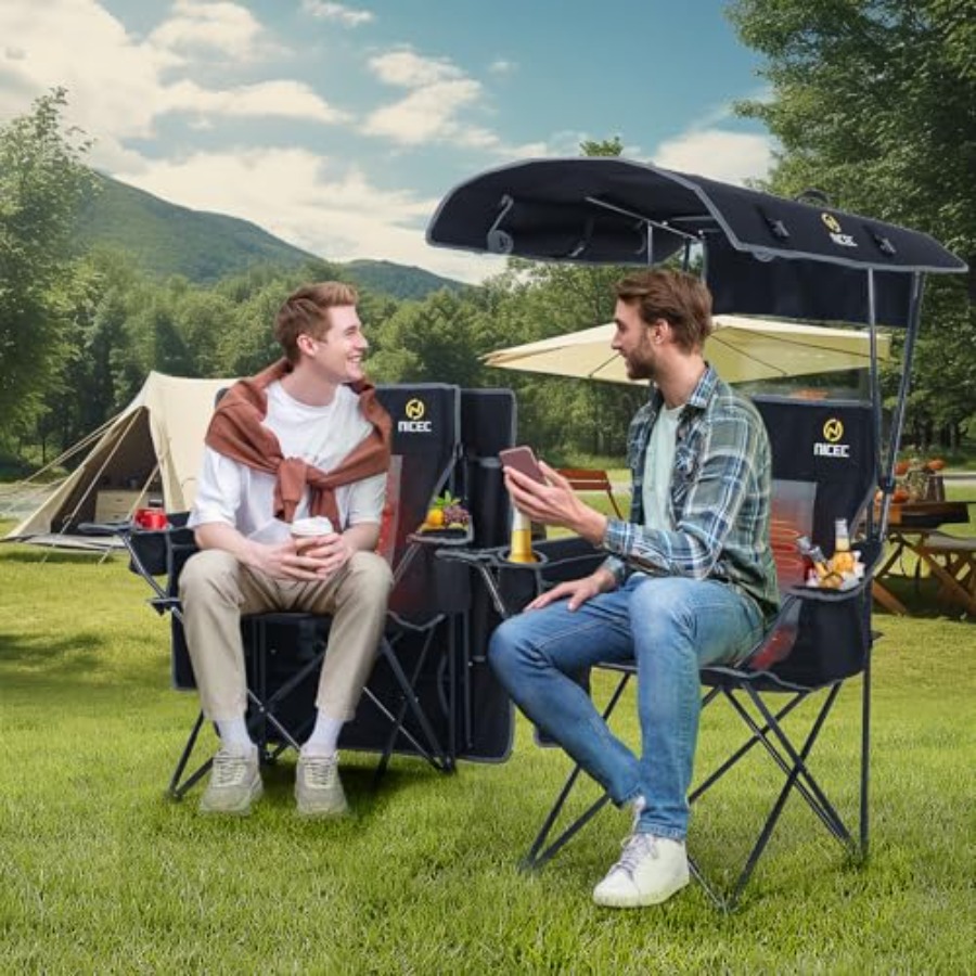 Chair with Canopy, Heated Camp - Outdoor Sports Umbrella บทวิจารณ์และราคา