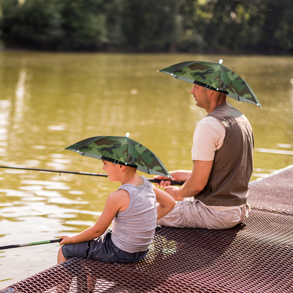 Umbrella Hat Sunscreen Fishing - Outdoor Sports Umbrella บทวิจารณ์และราคา
