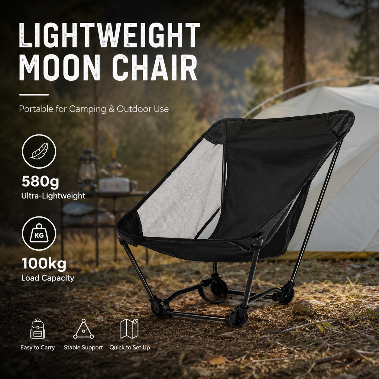 Portable Off Ground Folding Mo - Outdoor Sport Chairs บทวิจารณ์และราคา