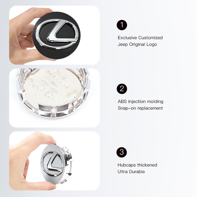 4Pcs 62MM Car Emblem Wheel Cen - Outdoor Sport Logo บทวิจารณ์และราคา