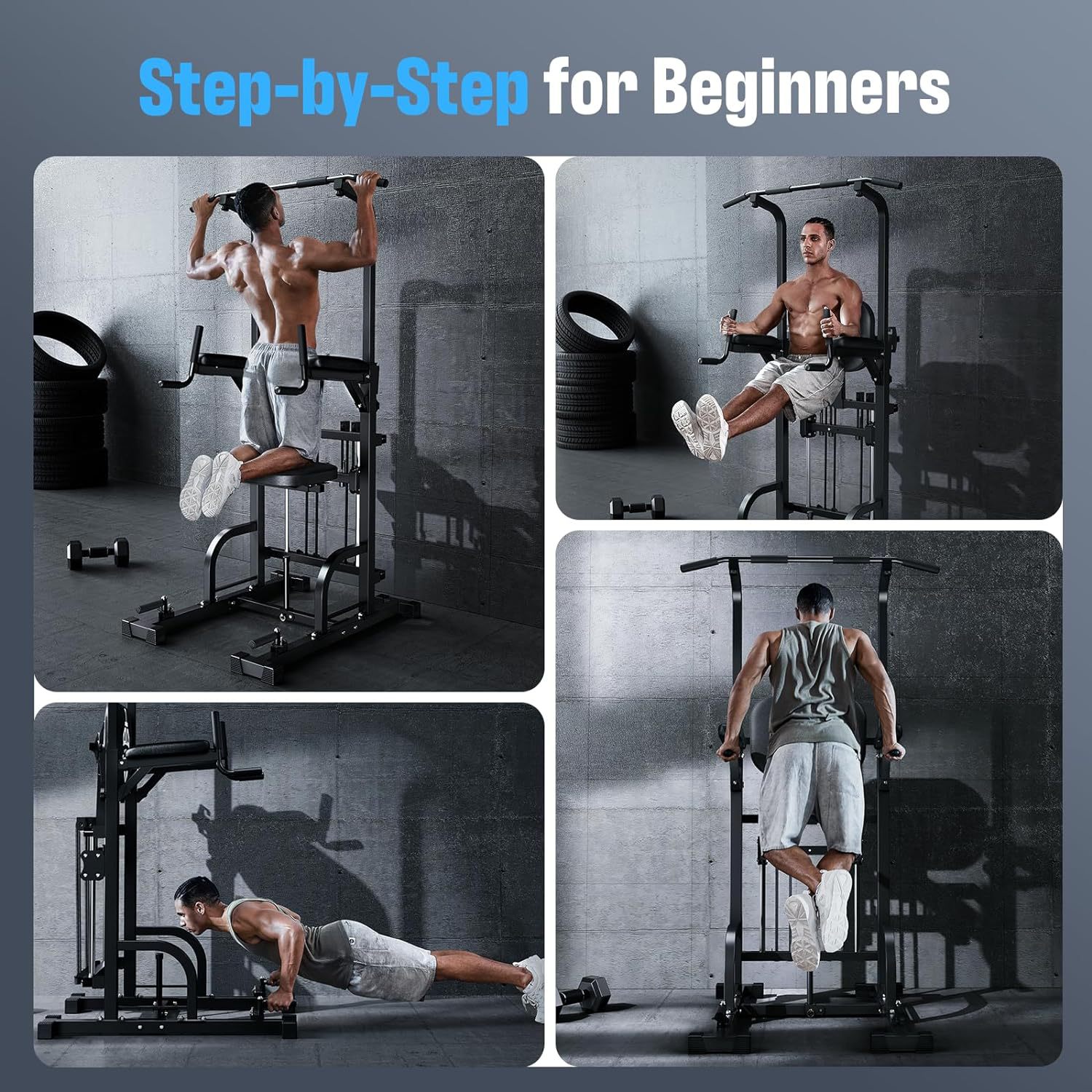 Power Tower Pull-Up Dip Statio - Outdoor Sport Bar บทวิจารณ์และราคา