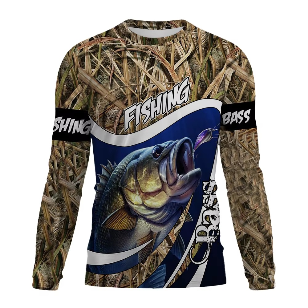Fashion Fishing Theme Long Sle - Outdoor Sport Is บทวิจารณ์และราคา