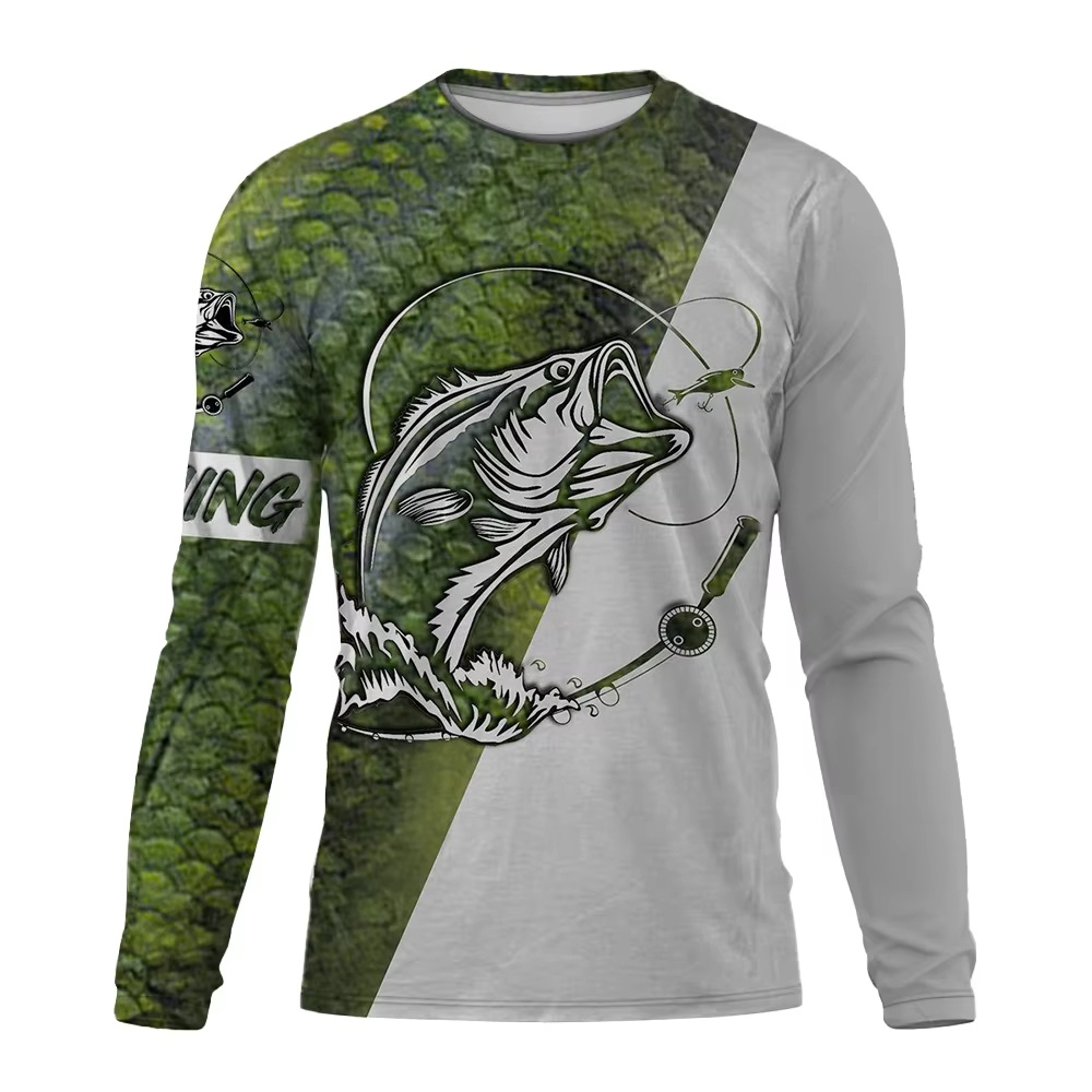Fashion Fishing Theme Long Sle - Outdoor Sport Is บทวิจารณ์และราคา