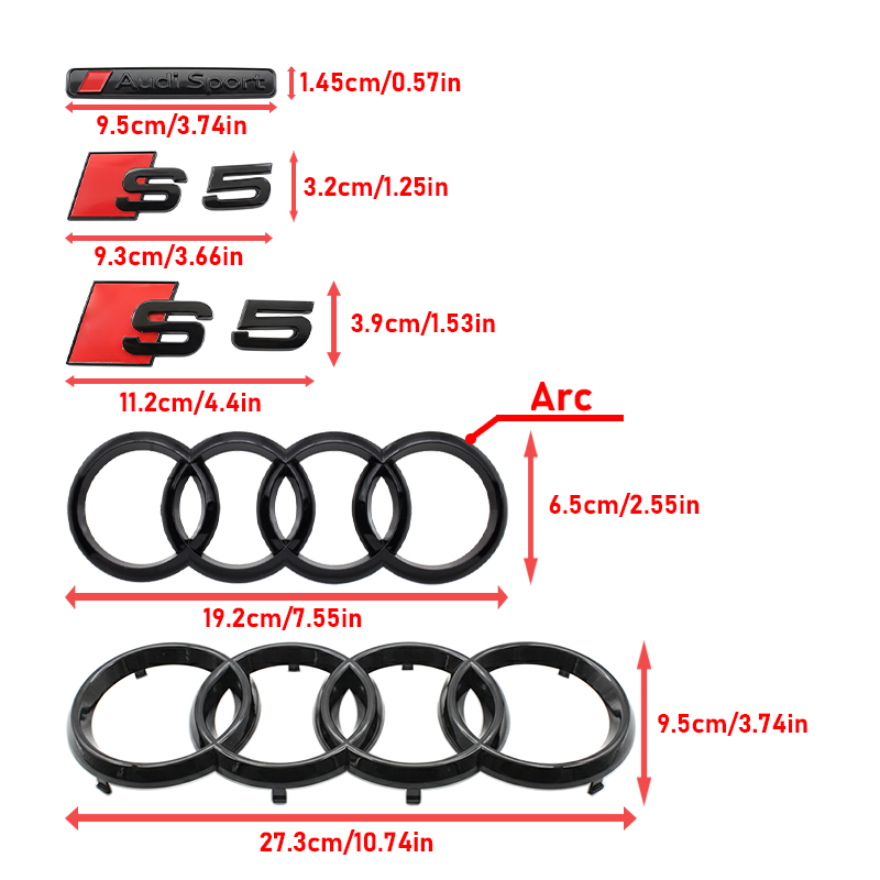 3D ABS Car Front Grille For Au - Outdoor Sport Logo บทวิจารณ์และราคา