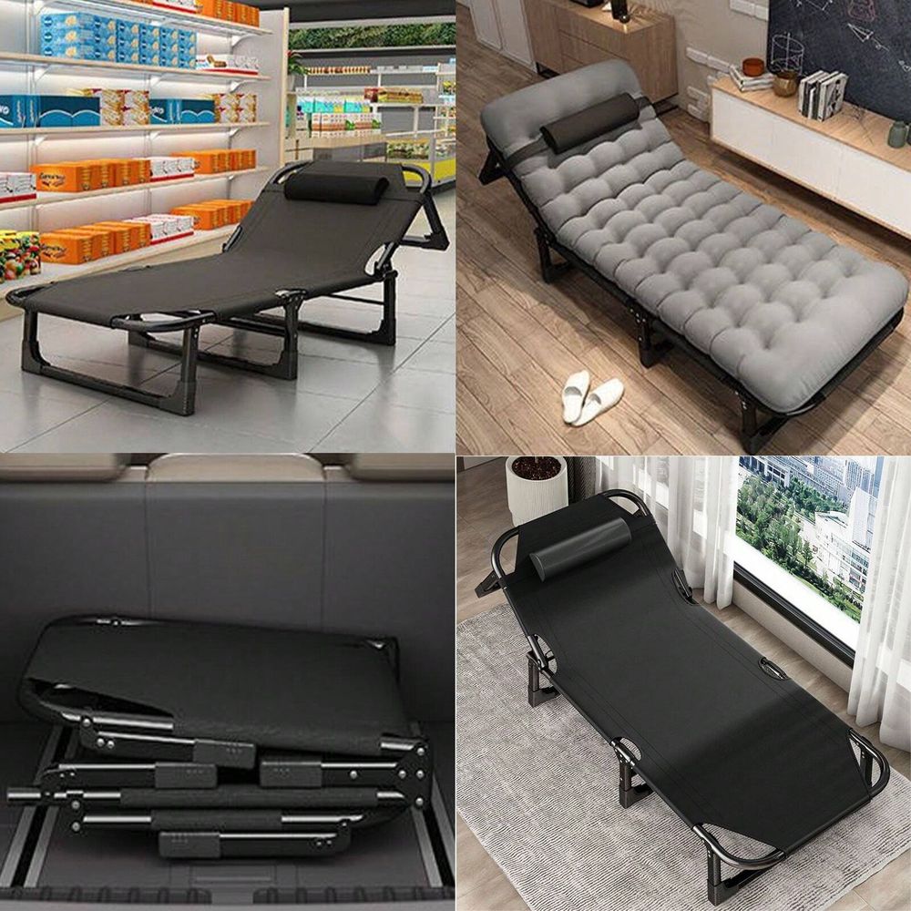 Cot, 4 Positions Adjustable Re - Outdoor Sport Chairs บทวิจารณ์และราคา