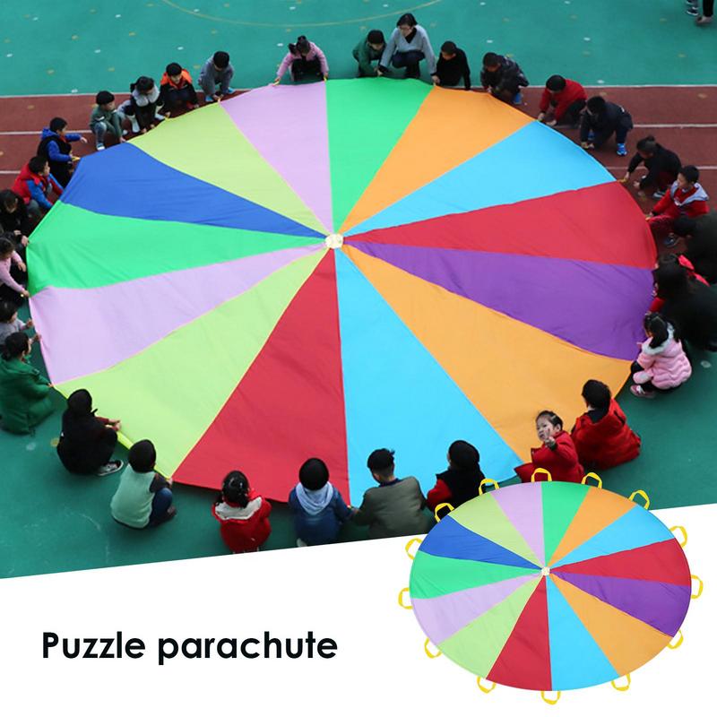 Rainbow Parachute For Kids Spo - Outdoor Sports Umbrella บทวิจารณ์และราคา