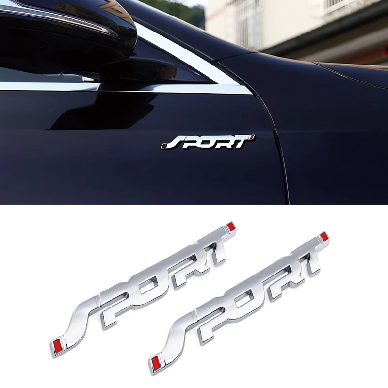 Car Accessories Sticker Stylin - Outdoor Sport Logo บทวิจารณ์และราคา
