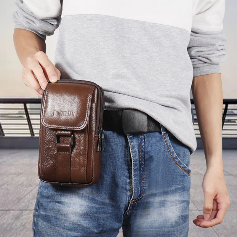 Men's Mobile Phone Waist Bag O - Outdoor Sport Backpack บทวิจารณ์และราคา