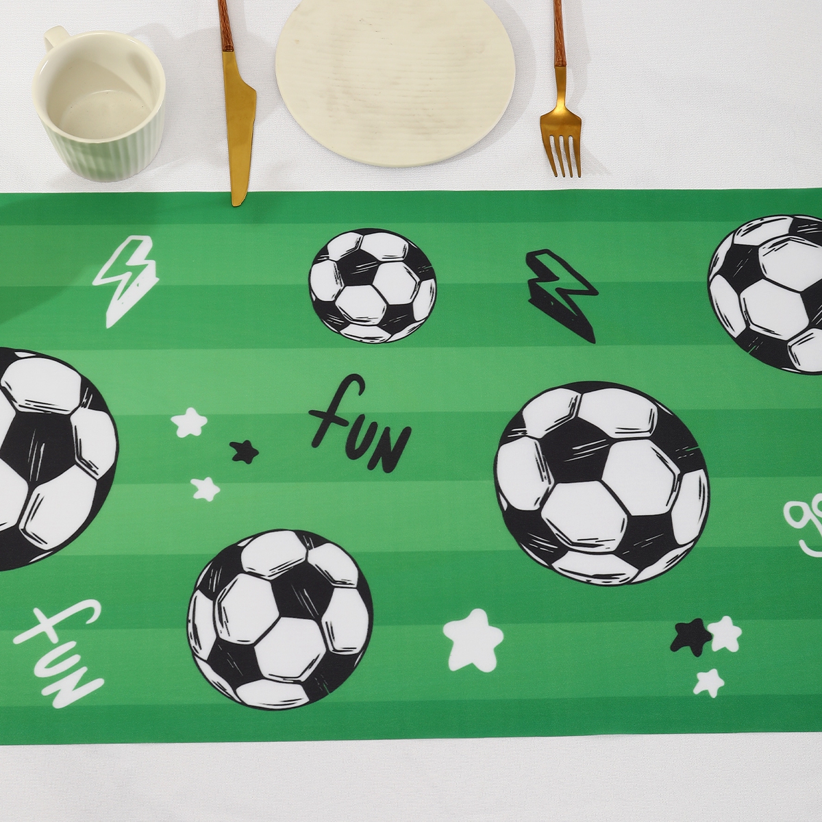 Soccer Table Runner Decors Pol - Outdoor Sport News บทวิจารณ์และราคา