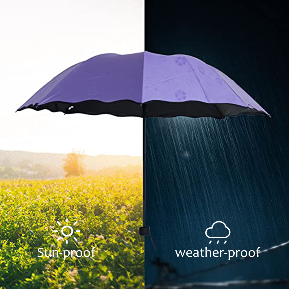 Magic Folding Umbrella with Ra - Outdoor Sports Umbrella บทวิจารณ์และราคา