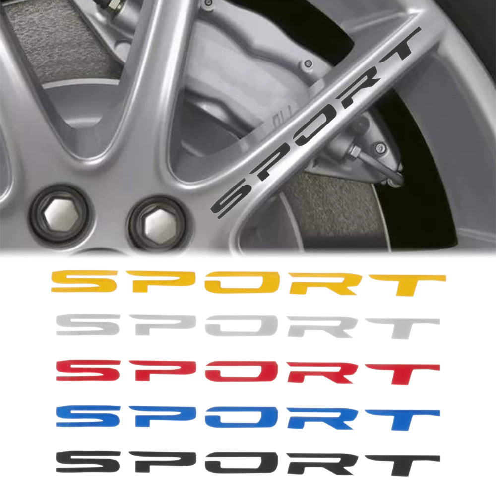 Fashion 4pc Car Stickers Wheel - Outdoor Sport Logo บทวิจารณ์และราคา