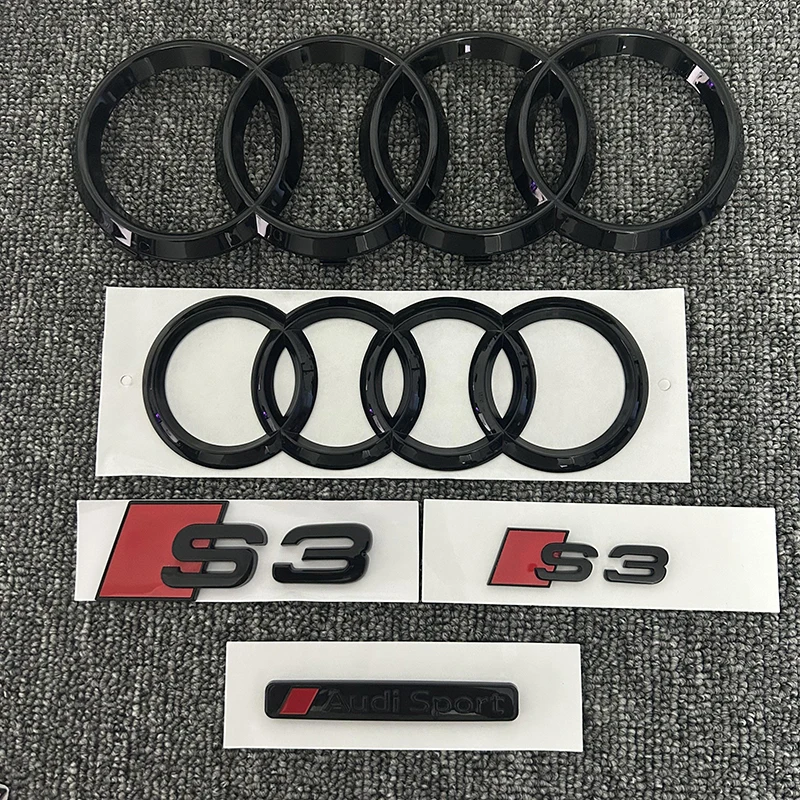 AUDI S3 2010-2020 4Ring logo A - Outdoor Sport Logo บทวิจารณ์และราคา