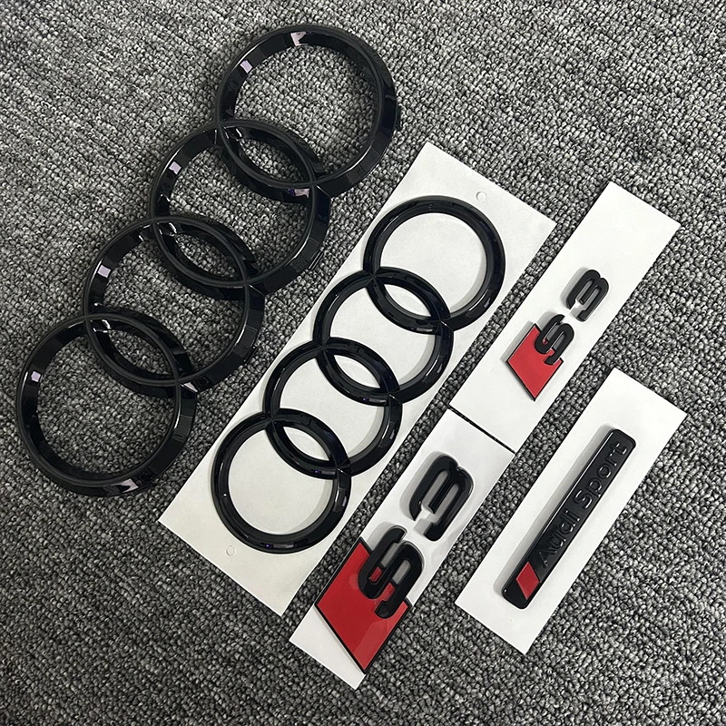 AUDI S3 2010-2020 4Ring logo A - Outdoor Sport Logo บทวิจารณ์และราคา