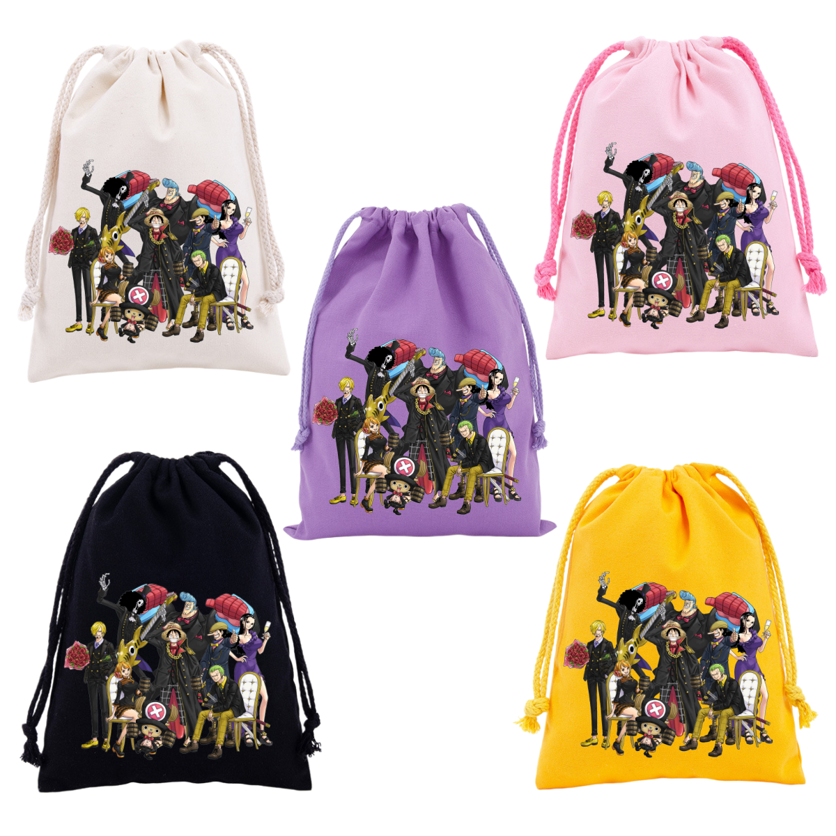 Anime One Piece Drawstring Bac - Outdoor Sport Backpack บทวิจารณ์และราคา