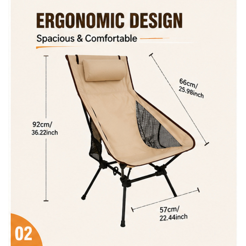 Westtune Portable Folding Camp - Outdoor Sport Chairs บทวิจารณ์และราคา